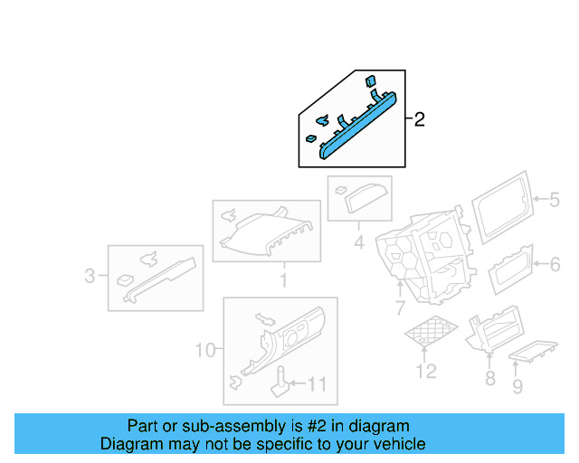 Outer Molding 5K1-858-417-C-DV8 - View 6
