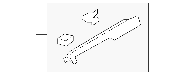 Outer Molding 5K1-858-417-C-DV8 - View 2
