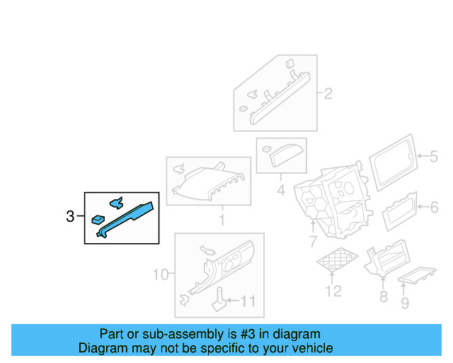 Outer Molding 5K1-858-417-C-DV8 - View 7