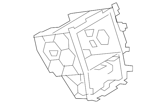 Instrument Panel Center Support 5K0-858-005-E - View 3