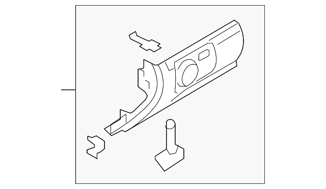 Trim Cover 1K1-858-365-AJ-82V - View 4