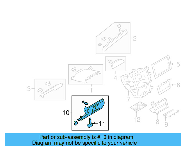 Trim Cover 1K1-858-365-AJ-82V - View 18