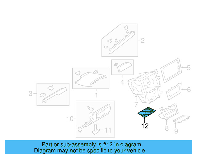 Instrument Panel Cover 5K0-857-367-C-82V - View 9