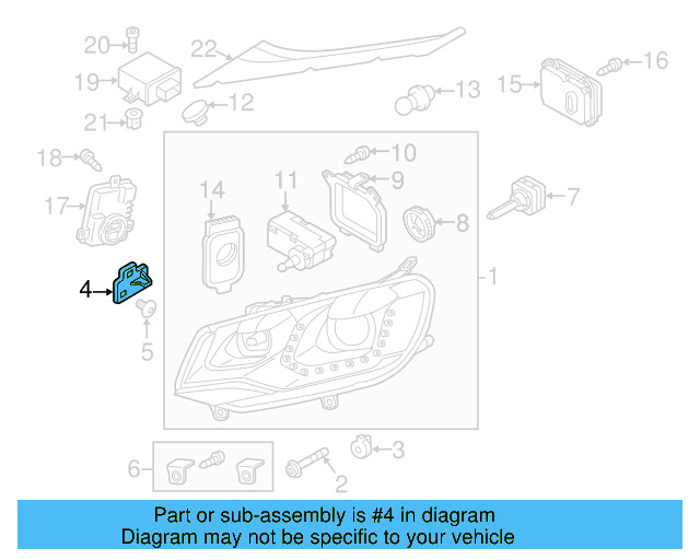 Mount Bracket 7P6-941-292 - View 4