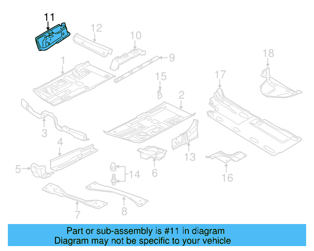 Seat Mount 3C0-802-381 - View 12