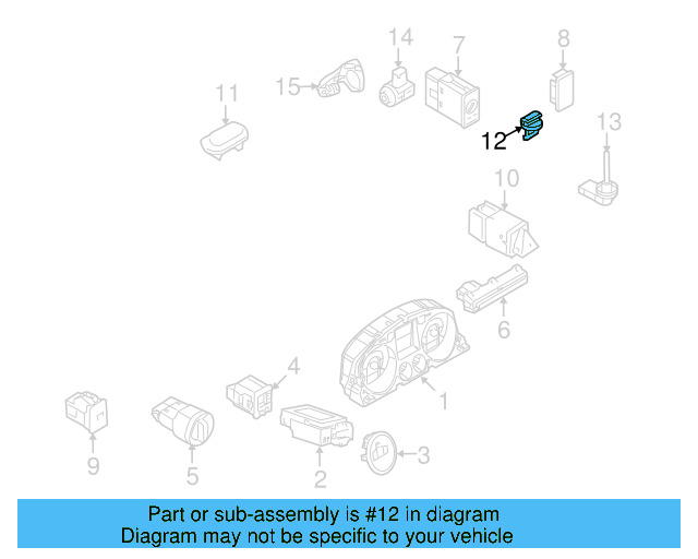 Instrument Panel Plug 1T0-857-489 - View 4