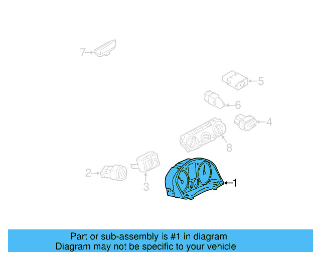 Lock Plate 1K1-858-544-9B9 - View 8