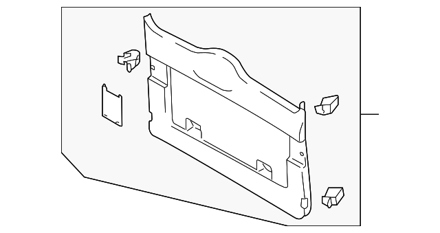 Lower Trim Panel 7L6-867-601-J-NWF