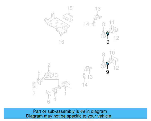 Seal 1T0-919-133-C-9B9 - View 10