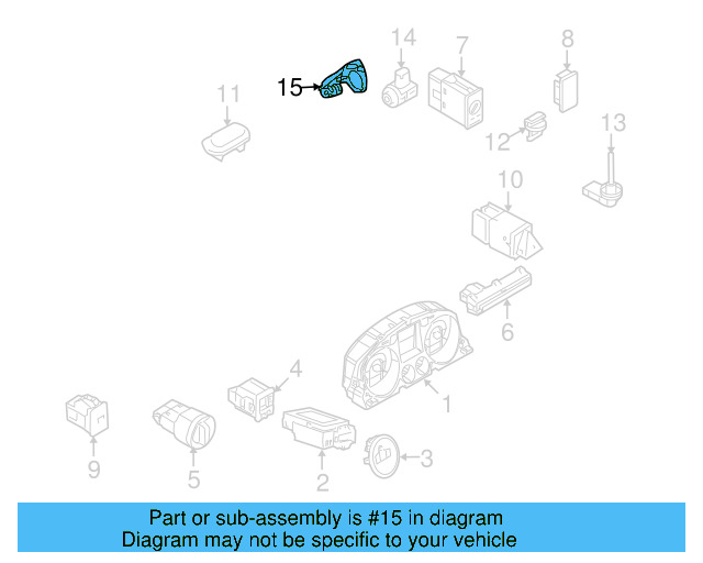 Air Quality Sens Bracket 1K0-971-939-C - View 33