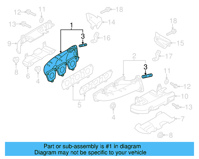 Exhaust Manifold 03H-253-031-A - View 16