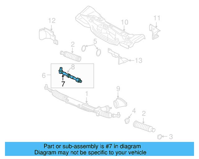 Outer Tie Rod 4F0-419-811-E - View 16