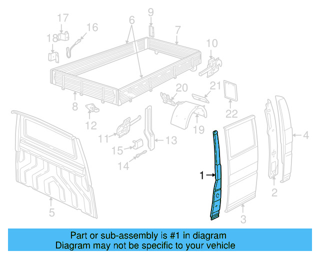 Body Side Panel 701-809-844-B - View 11