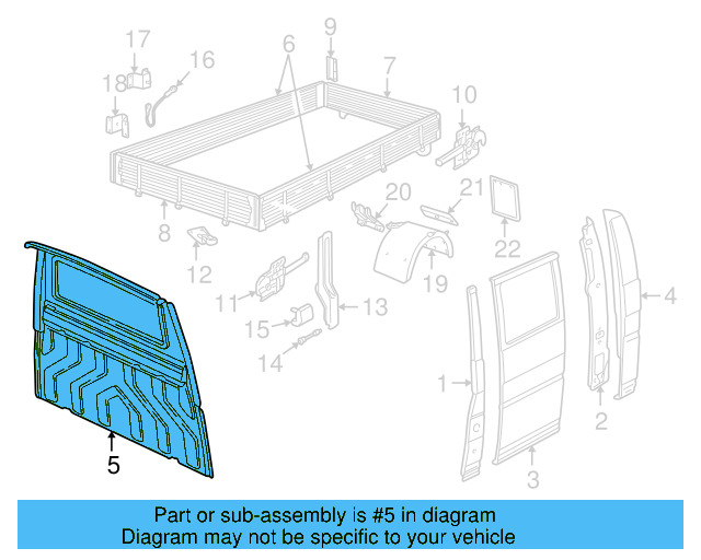 Body Side Panel 701-809-844-B - View 12