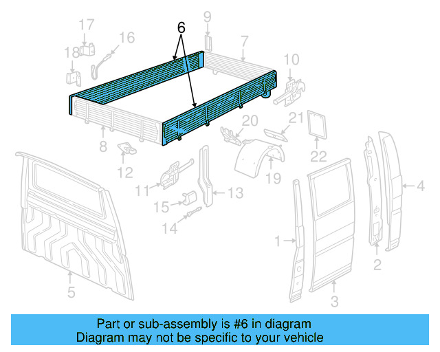 Body Side Panel 701-809-846-A - View 4