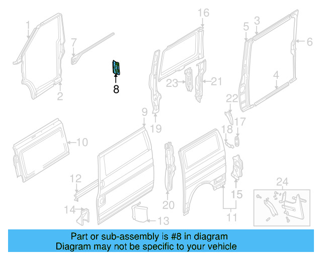 Reinforcement 701-809-611 - View 5