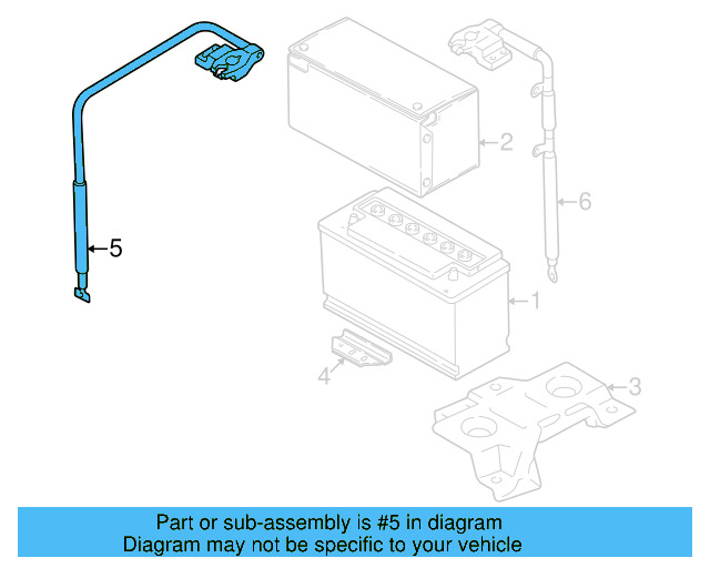 Negative Cable 1H0-971-235-M - View 3