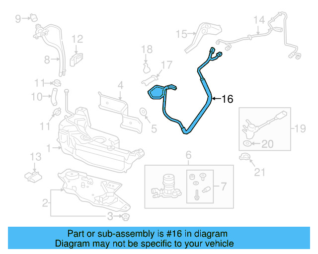 Inlet Hose 5Q0-131-984-AG - View 6