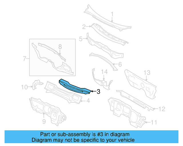 Cross Sill 1K0-803-163