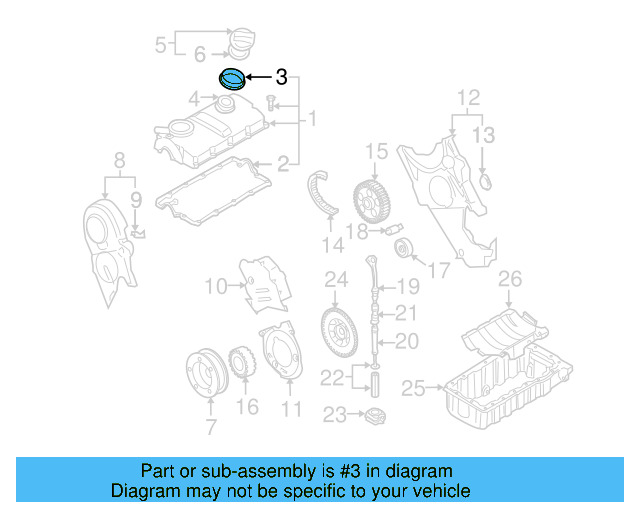 Separator Gasket 038-103-487 - View 6