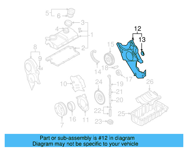 Inner Timing Cover 045-109-145-H