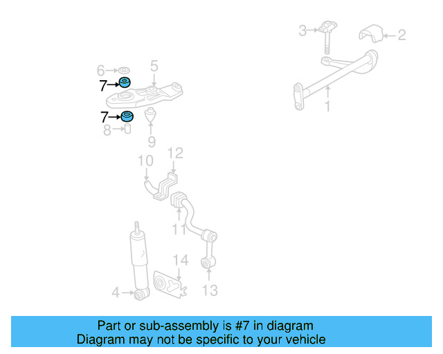 Stabilizer Link Bushing 411-513-121 - View 4