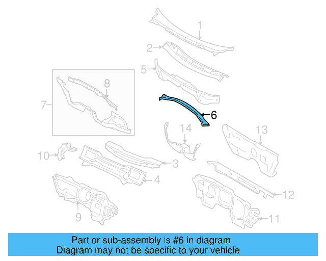 Reinforcement 1K0-805-364 - View 14