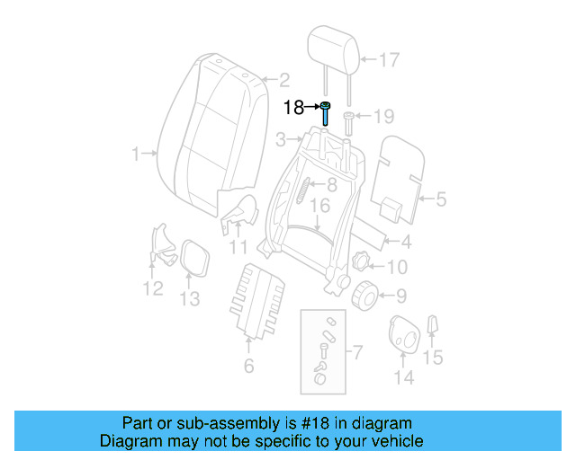 Headrest Guide 1K0-881-920-AE-82V - View 35