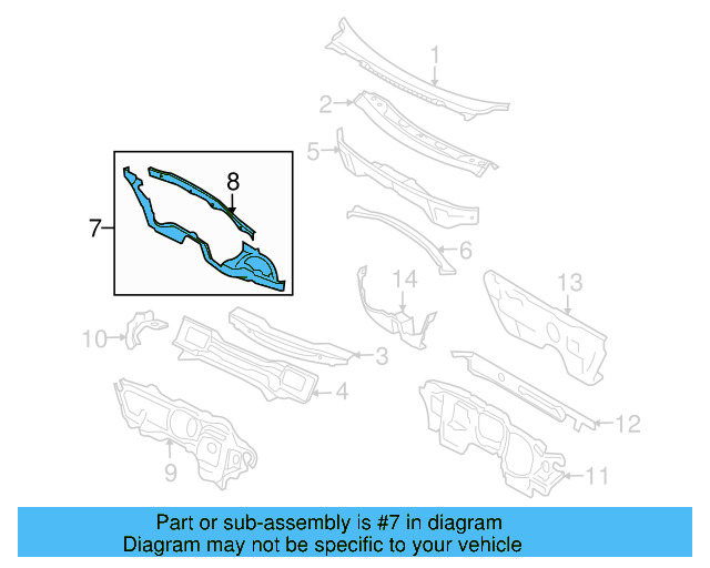 Frame Assembly 1K0-802-165-A - View 5