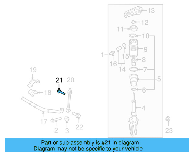 Stabilizer Link Upper Bolt N-105-760-02 - View 11