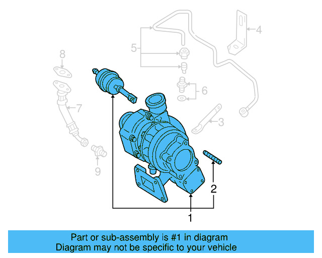 Turbocharger 038-145-702-N - View 3