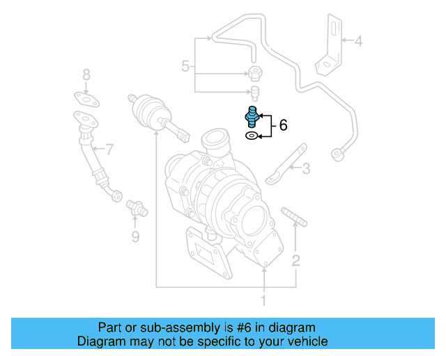 Turbocharger Oil Line O 028-145-786 - View 10