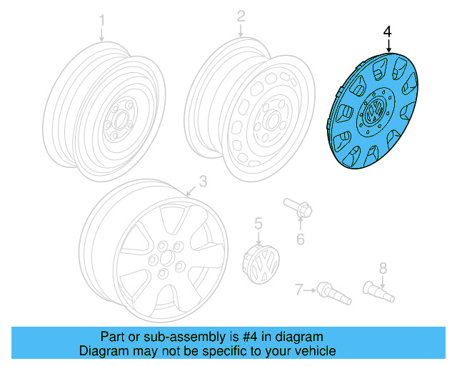 Wheel Cover 1T0-601-147-RGZ - View 17