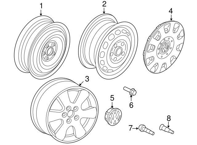 Valve Stem Extension 3B0-601-373-A - View 56