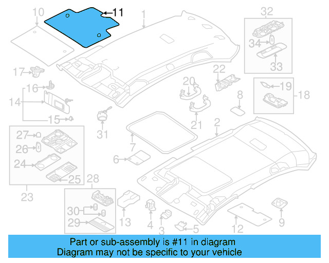 Sound Absorber 5C6-867-811 - View 2