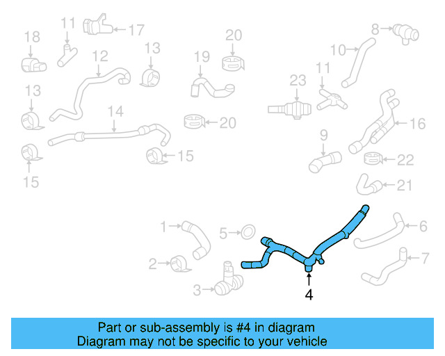 Water Pipe 06J-121-075-D - View 20