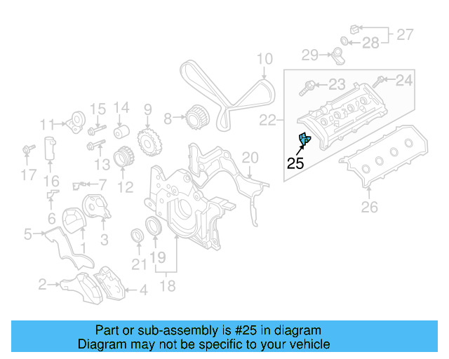 Valve Cover Grommet 077-103-487-B - View 4