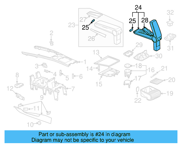 Armrest Door 3D0-864-209-E-4L5 - View 6