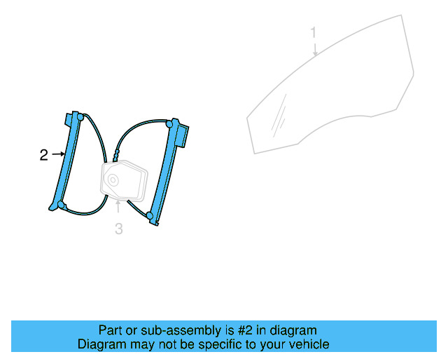 Window Regulator 1Q0-837-461-G - View 4