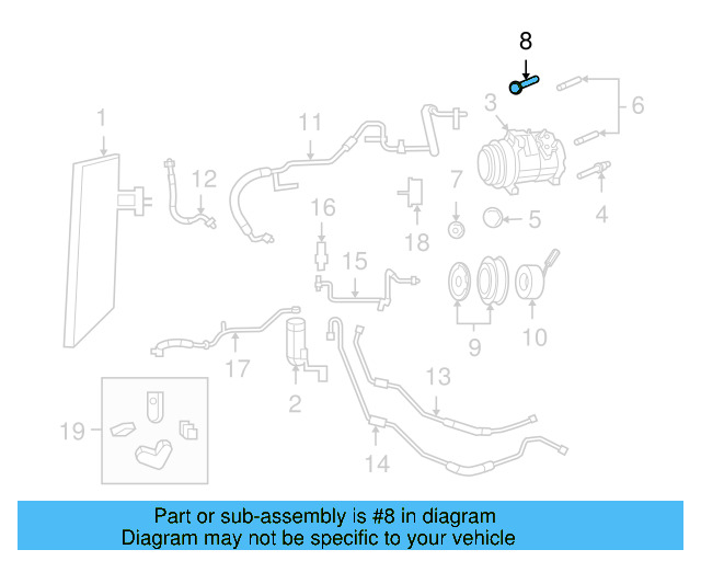 Mount Bolt WHT-004-329 - View 3