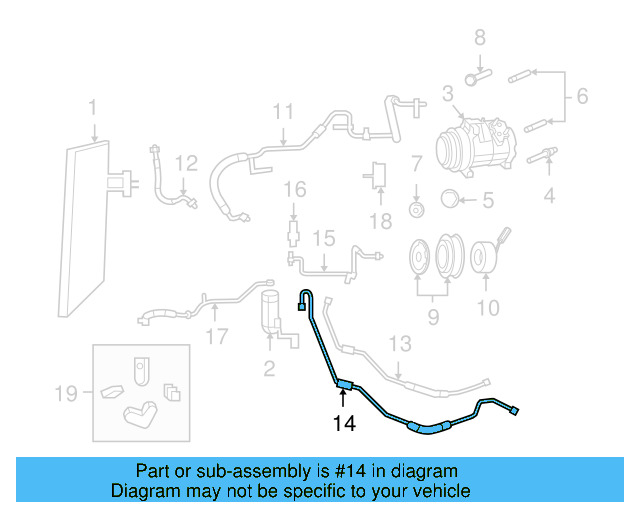 Suction Hose 7B0-820-743 - View 5