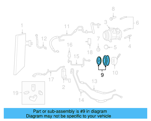 Pulley 7B0-820-812 - View 3