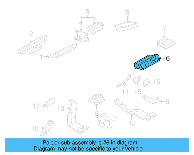 Air Outlet 3C1-819-728-F-1QB - View 11
