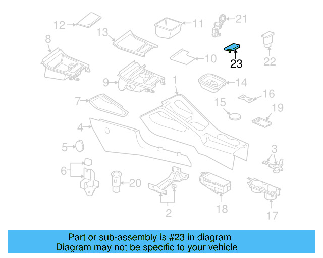 Blank Cover 2K0-959-623-9B9 - View 37