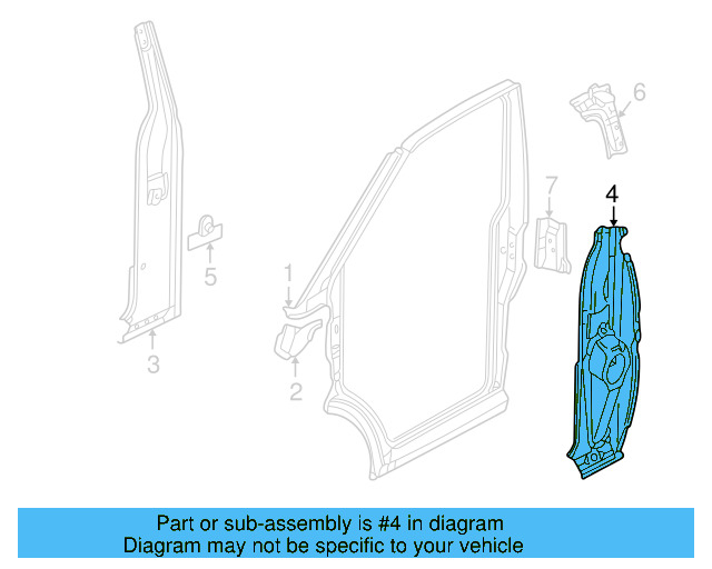 Inner Pillar 7D1-809-251-G - View 8