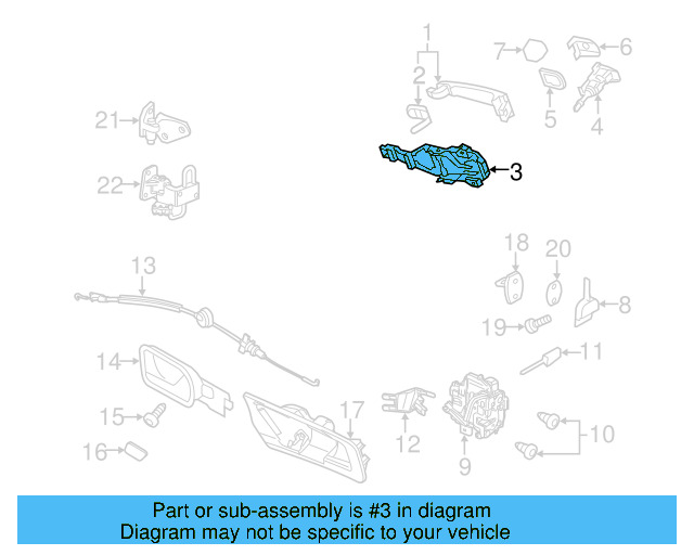 Handle Plate 1Q0-837-886-G