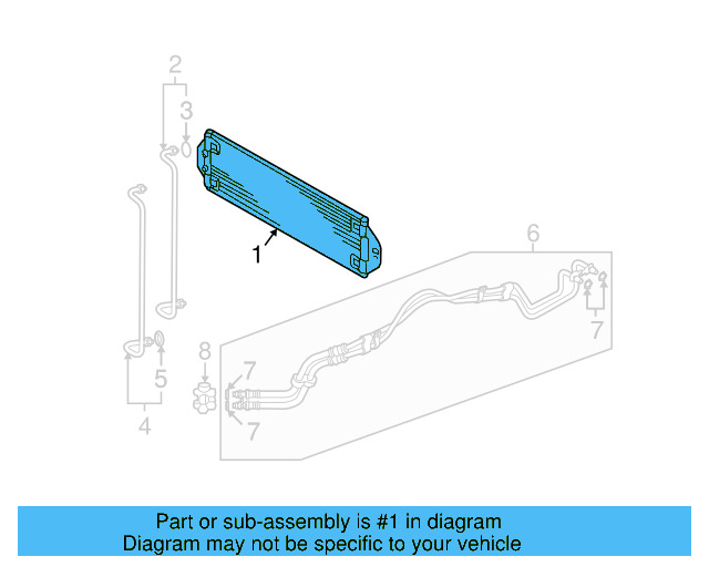 Trans Cooler 7L0-317-021 - View 3