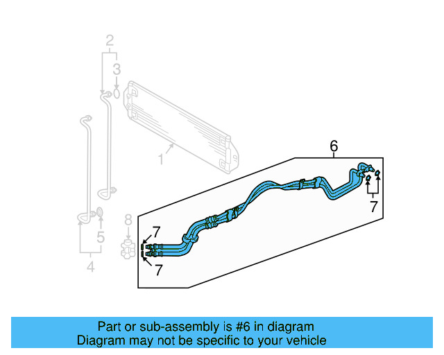 Hose & Tube Assembly 7L6-317-801-E - View 4
