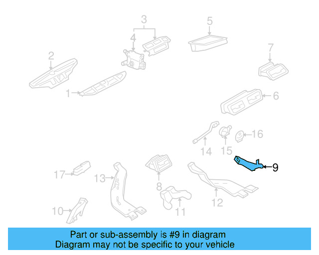 Floor Duct 3C1-819-152 - View 15