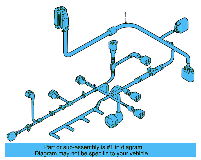 Engine Harness 03L-972-619-AR - View 3